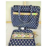 Vera Bradley bag and hanging organizer