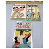 Vintage comics including  Sparkle number 119 and