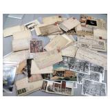 Vintage postcards, letters and mail