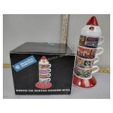 Warner Brothers Marvin the Martian stacking mugs