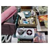 Lap desk, bag, Homedics foot massager,