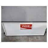 Coca-Cola menu board, plastic