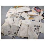 Vintage letters and mail including military