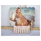Betty Ann café advertising thermometer and