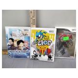 Wii games including  Zelda Twilight Princess,