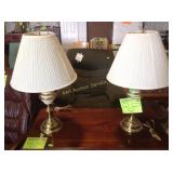 Table lamps (2) with shades