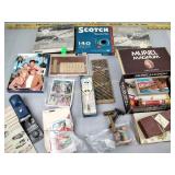 Gilbert Plain, pen set, advertising calendar, old