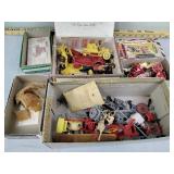 Partially assembled models shipyard,  horse and