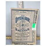 1956 Official Guide of the Railways book