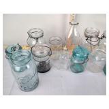 Golden guernsey dairy milk bottle, green and