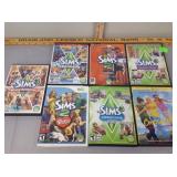 Sims games including Master Suite, Island