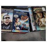 Movie DVDs including Pirates of the Caribbean,