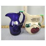 Cobalt blue Colonial Williamsburg hand crafted