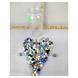 Jar of marbles