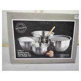 Artisanal Supply 4- piece stainless mixing bowl