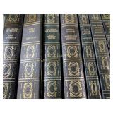 Leather Bound International Library Books: The