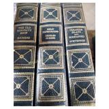 Leather bound International Library books: The