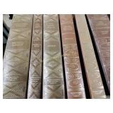 Leather bound International Library books: