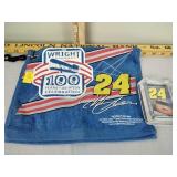 Jeff Gordon ashtray & towel