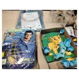 Bubble pad, nylon rain suit, canteen, Tibetan