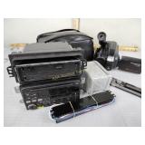 Panasonic camcorder, vehicle CD player