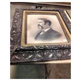 Vintage man portrait, Frame has some chips