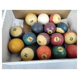 Pool table balls