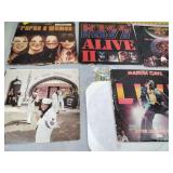 Records including kiss alive II, Neil Sedaka,