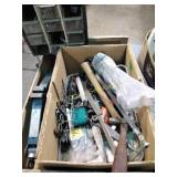 Wooden crate, bolt organizer with some missing