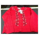 Cardigan size large, new with tags