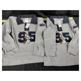 Disney 3/4 zip up sweatshirt (2), size small, new