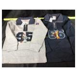 Disney 3/4 zip up sweatshirt (2), size s and m