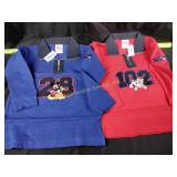Disney 3/4 zip up sweatshirt (2), size small, new