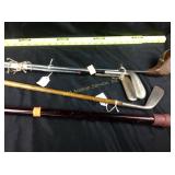 Hand forged golf clubs, vintage George Mcgregor