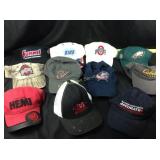 Baseball-style hats including Dodge