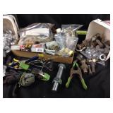 Dryer cord (new), indoor extension cords, nuts