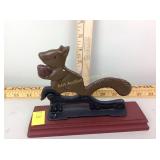 Cast iron squirrel nutcracker