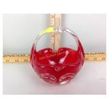 Art glass basket