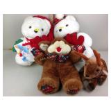 Christmas stuffed animals