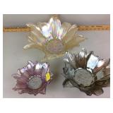 Art glass candy dishes/bowls
