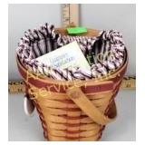 Longaberger 1996 sweetheart bouquet basket with