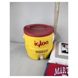 Igloo drinking water cooler,pillows,mugs tools,