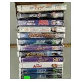 VHS tapes factory sealed such as White Fang 2