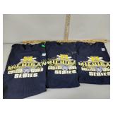 Michigan College L and XL Teeshirts