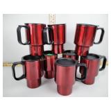 Portable Stainless Steel Mugs With Lids Like new