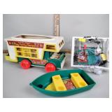 Fisher Price vintage play family camper with