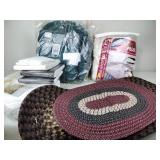 Full size bedspread white, full size flat sheets