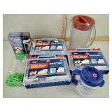 First aid kits (3), balloons, digital camera