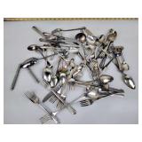 Silver plate flatware