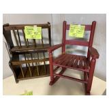 Magazine rack, child